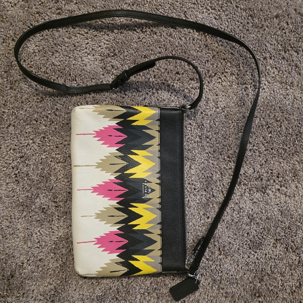 Coach Black and Multicolor Crossbody Bag
